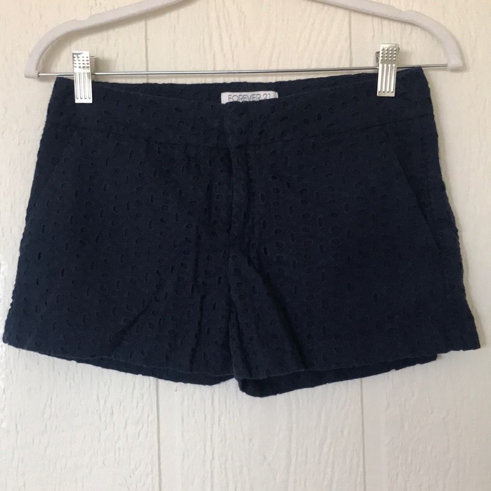 Navy shorts